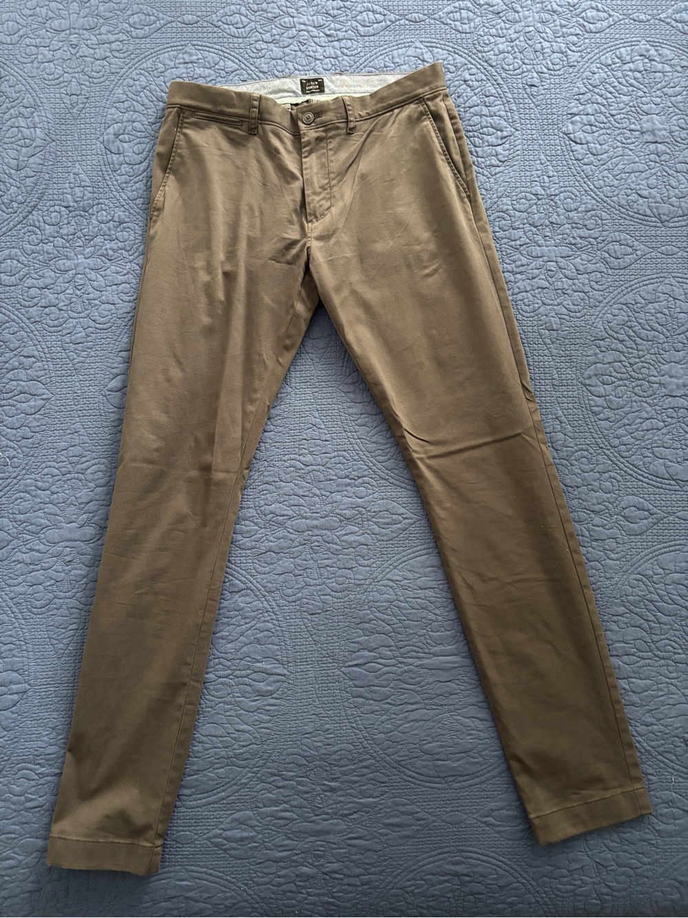 J. Crew Men's Slim Tan Chino Pants